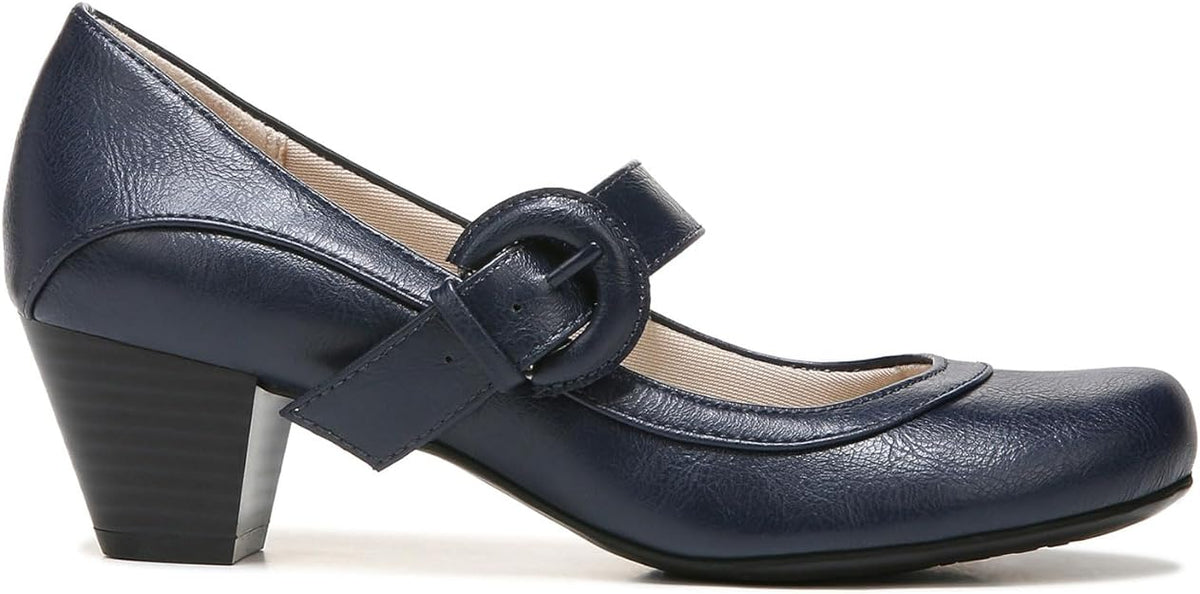 LifeStride Women's Rozz Mary Jane Pumps  Color Navy Size 7.5W