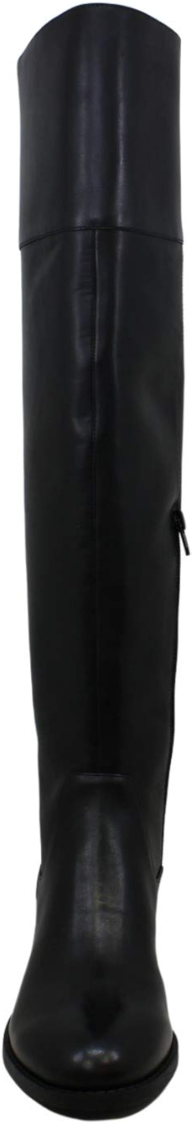 INC International Concepts Karmenn Leather Tall Over-The-Knee Boots  Color Black Size 6M