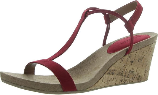 Style & Co Women's Mulan Wedge Sandals  Fruit Punch Micro Size 9.5
