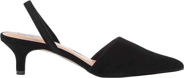 Bella Vita Women's Sarah Slingback Dress Pump  Color Black Suede Size 8WW