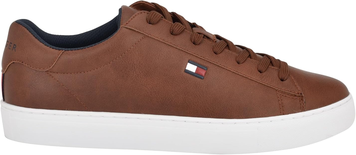 Tommy Hilfiger Men's Brecon Cup Sole Sneakers  Brown Size 8.5
