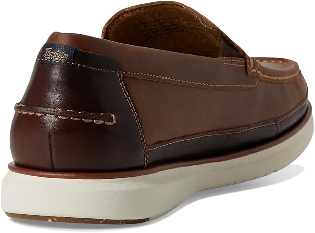 Florsheim Men's Tropics Moc Toe Venetian Slip-on Loafer  Brown Size 11W