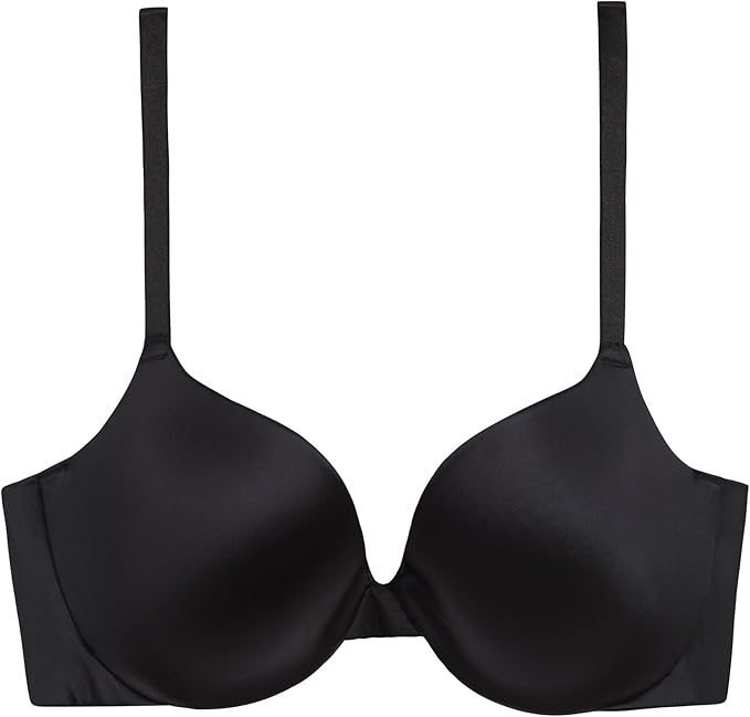 Wacoal Women's Inner Sheen Contour T-Shirt Bra  Black Size 34DDD