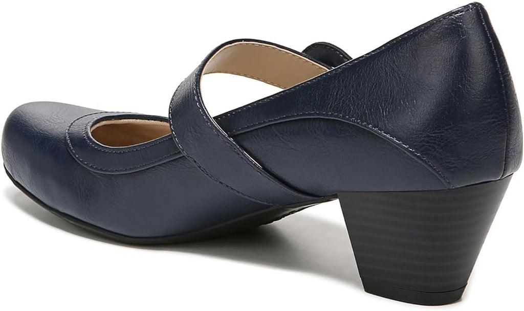 LifeStride Women's Rozz Mary Jane Pumps  Color Navy Size 7.5W
