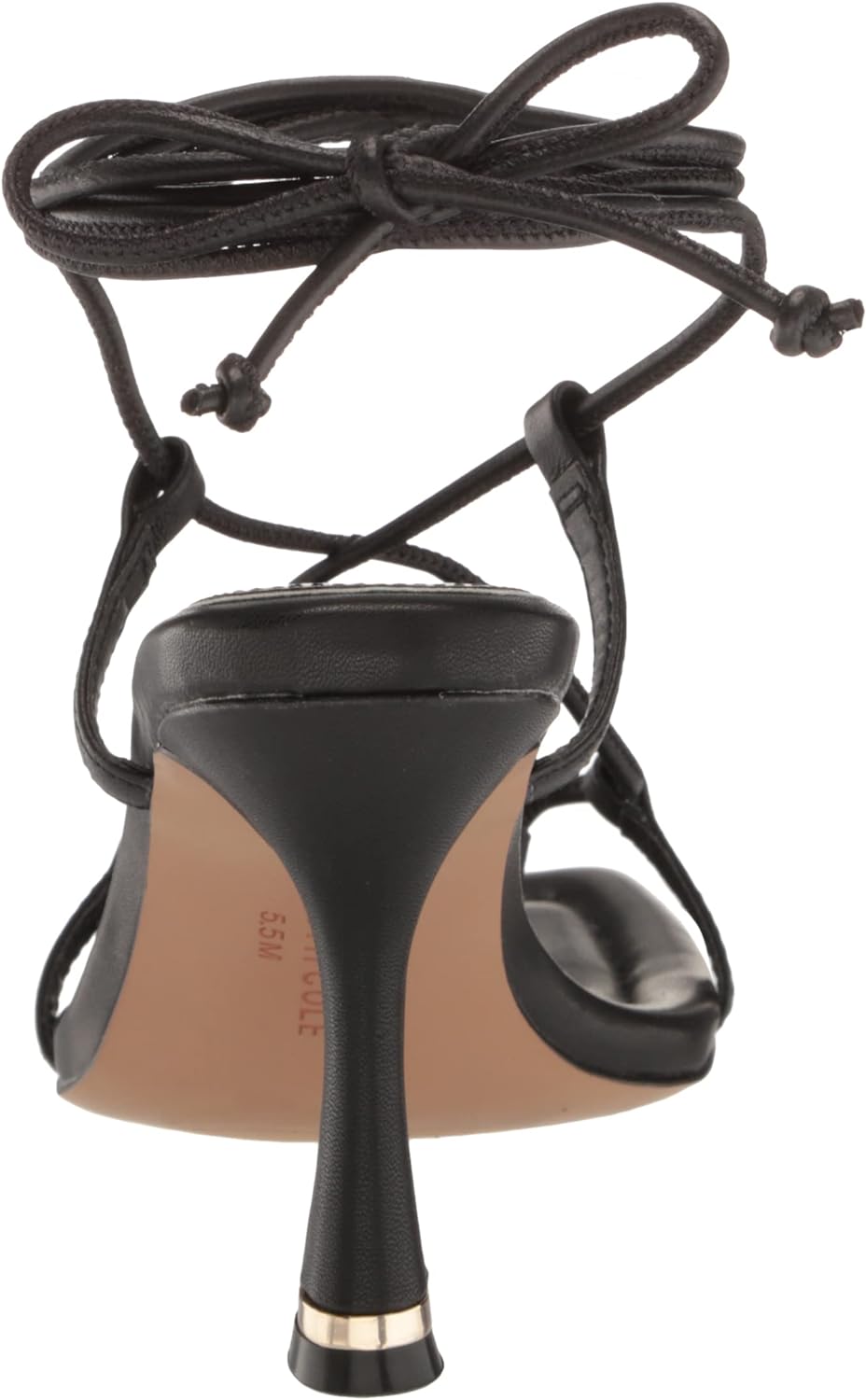 Kenneth Cole New York Women's Belinda Wedge Sandals  Color Black Leather Size 6M