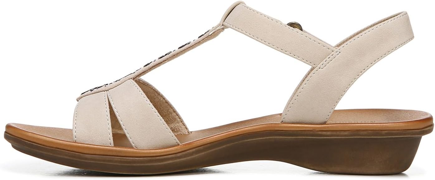 Soul Naturalizer Summer Ankle Strap Summer Sandal  Porcelain Faux Nubuck Size 9