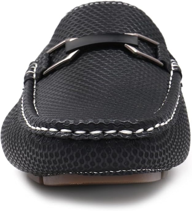 Aston Marc Men's Charter Bit Driving Loafer  Black Size 10