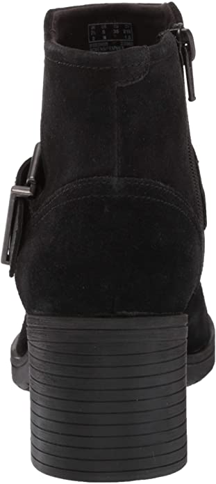 Clarks Women's Hollis Star Ankle Boot  Color Black Suede Size 5.5M