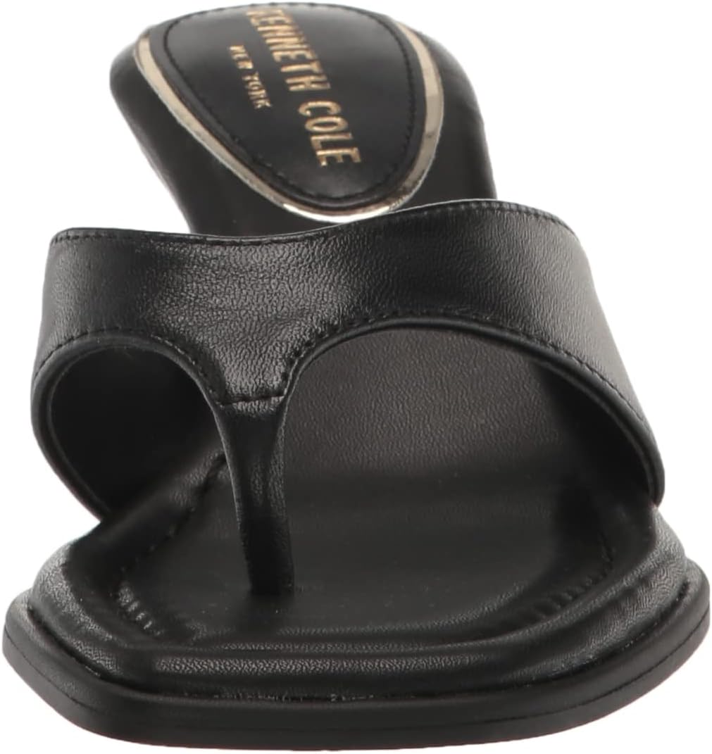 Kenneth Cole New York Women's Classic Geneva Wedge Sandals  Color Black Size 7.5M