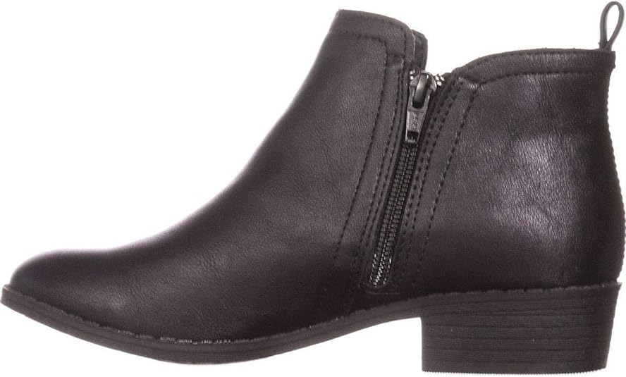 American Rag Women's Cadee Almond Toe Ankle Fashion Boots  Black Size 5