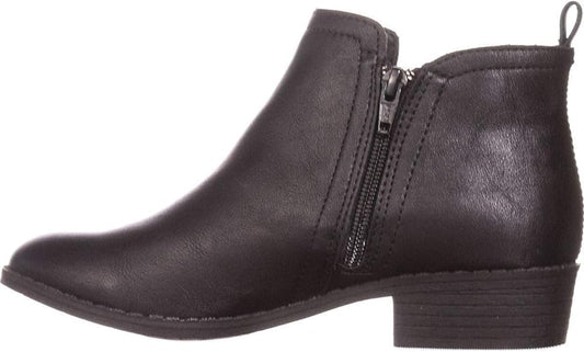 American Rag Women's Cadee Almond Toe Ankle Fashion Boots  Black Size 5