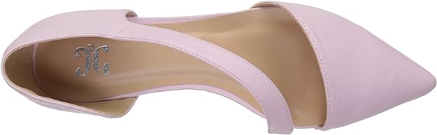 Journee Collection Women's Cross Strap Pointed Toe Flat  Color Pink Size 8M