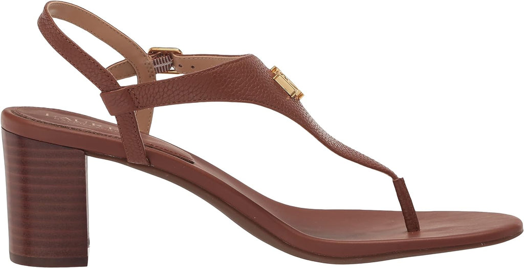 Lauren Ralph Lauren Women's Westcott II Dress Sandals  Color Deep Saddle Tan Size 6M