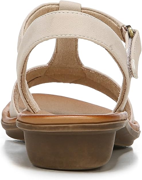 Soul Naturalizer Summer Ankle Strap Summer Sandal  Porcelain Faux Nubuck Size 9