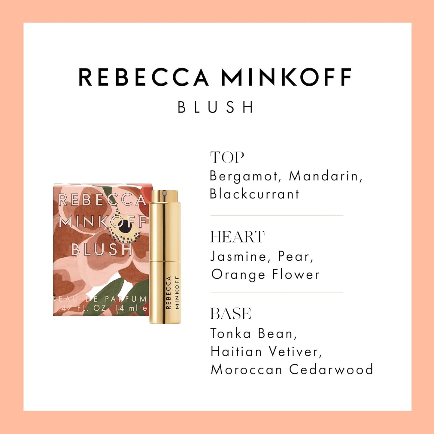 Rebecca Minkoff Blush Eau de Parfum 14ml  I0115255
