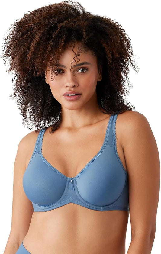 Wacoal Basic Beauty Contour Spacer T-Shirt Bra  Coronet Blue Size 34C