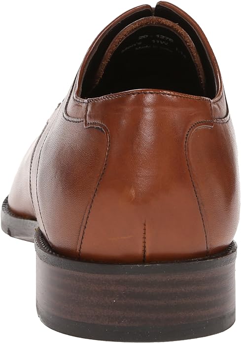 Johnston & Murphy Men's Larsey Oxford  Color Tan Italian Calfskin Size 7.5M