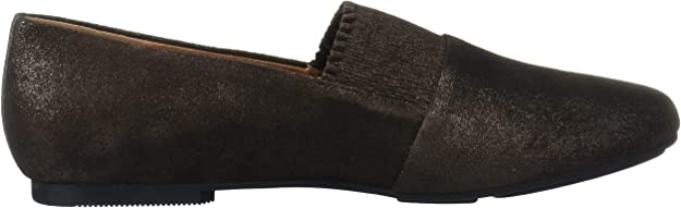 Gentle Souls by Kenneth Cole Women's Eugene Ruffle Slipper Loafer  Color Bronze Size 6.5M