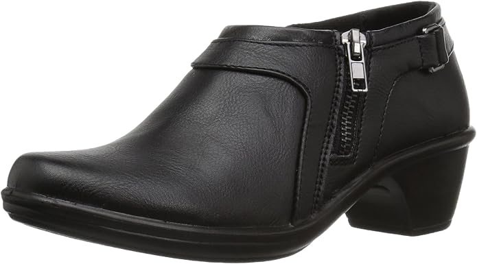 Easy Street Women's Devo Ankle Booties  Black Size 8.5