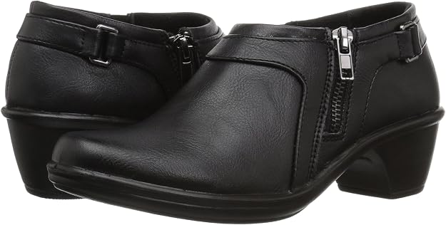 Easy Street Women's Devo Ankle Booties  Black Size 8.5