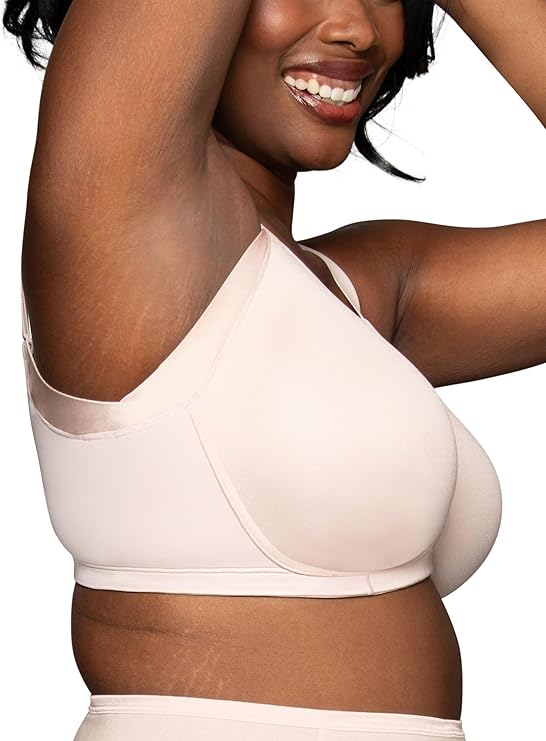 Vanity Fair Beauty Back Full Figure Underwire Bra  Sheer Quartz Size 36C