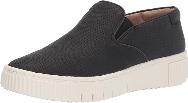 Soul Naturalizer Women's Tia Slip-on Sneakers  Color Black Faux Leather Size 10M