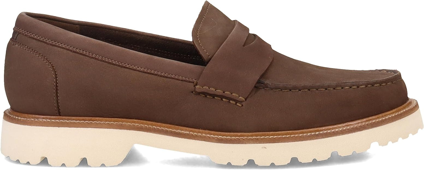 Cole Haan Men's American Classics Penny Loafers  Color Truffle Nubuck/Egret Size 8