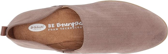 Dr. Scholl's Women's Ruler Slip-on Shooties  Color Taupe Grey Microfiber Size 9.5M