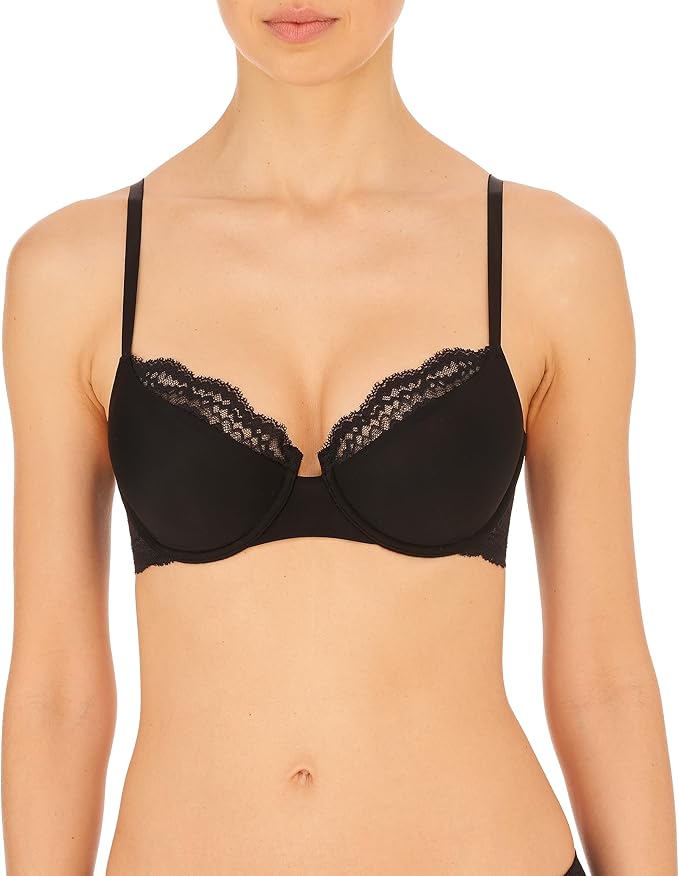 Natori Breakout Full Fit Contour Underwire Bra  Black Size 38C