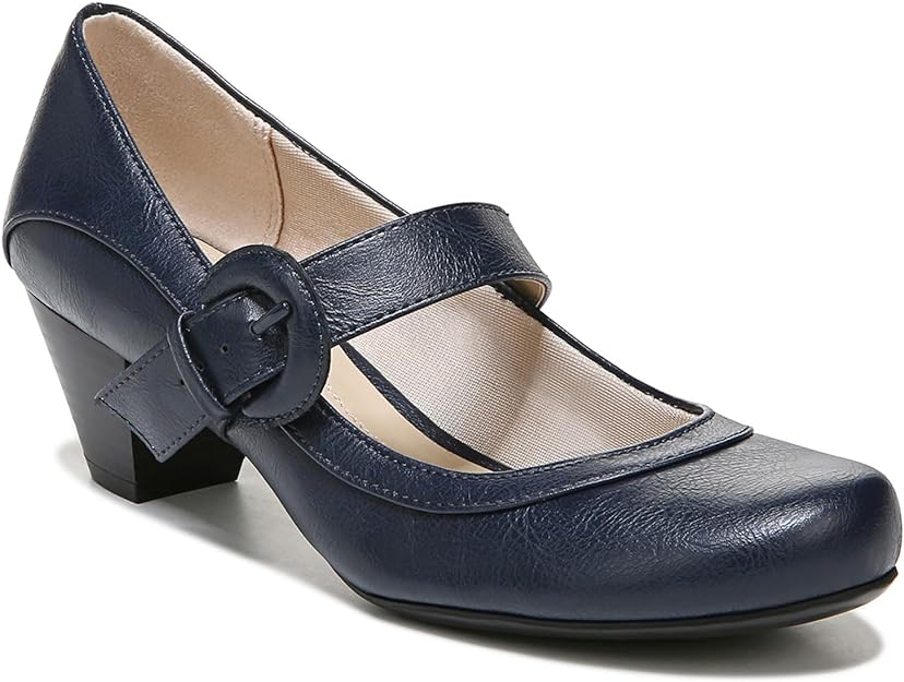 LifeStride Women's Rozz Mary Jane Pumps  Color Navy Size 7.5W