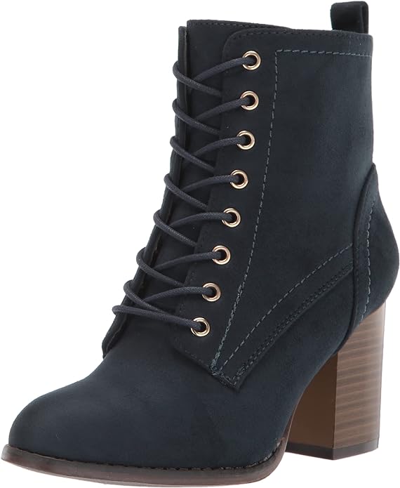 Journee Collection Women's Baylor Ankle Booties  Color Blue Size 8.5M