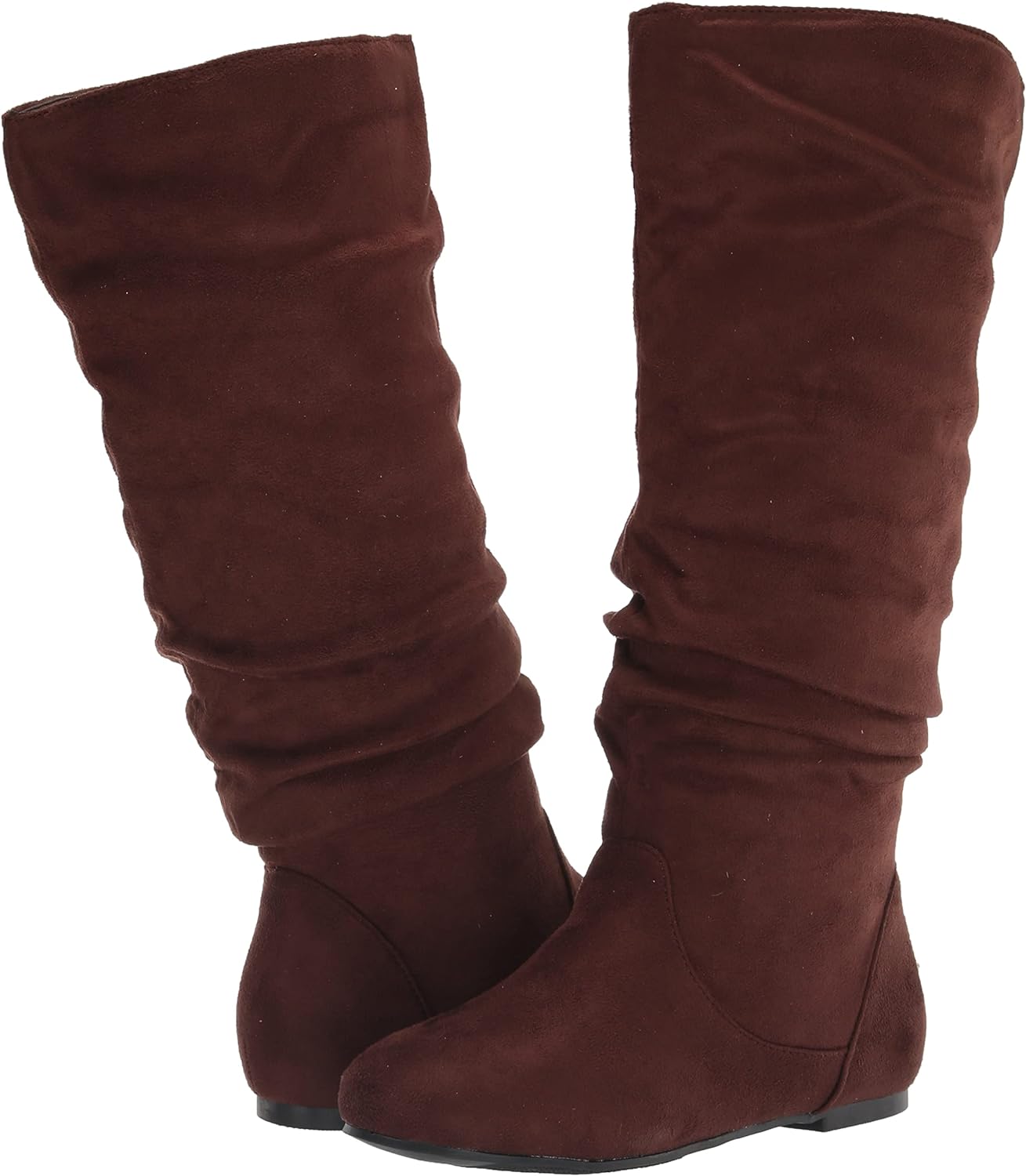 Journee Collection Women's Rebecca Mid Calf Boots  Color Brown Size 7M