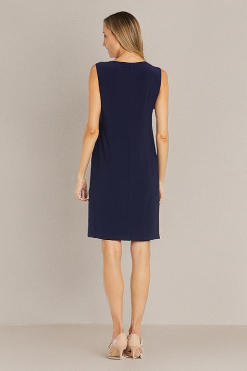 RM Richards Women's 2-Pc. Shimmer Two-Piece Dress  Color Navy/Teal Size 8