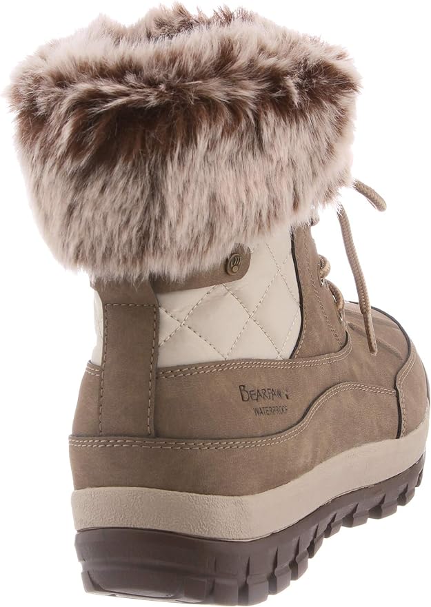 BEARPAW Women's Becka Cold-Weather Boots  Color Stone Size 9M