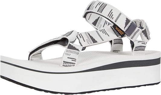 Teva Women's Flatform Universal Sandal  Color Chara Bright White Size 7M