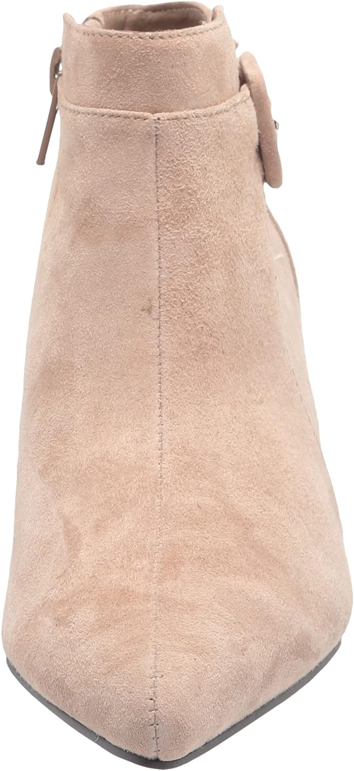 Bella Vita Women's Bindi Dress Fashion Booties  Color Almond Kid Suede Leather Size 8M