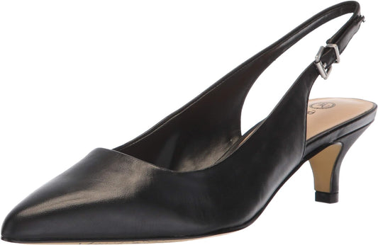 Bella Vita Women's Scarlett Slingback Pumps  Color Black Leather Size 7.5M