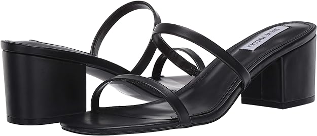 Steve Madden Women's Issy Heeled Sandal  Color Black Size 10M