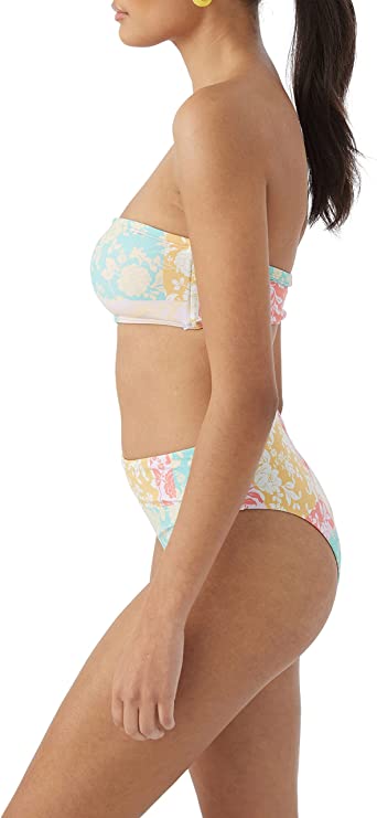 ONeill Juniors Olivia Dreamland Bandeau Bikini Top  Multicolor Size M