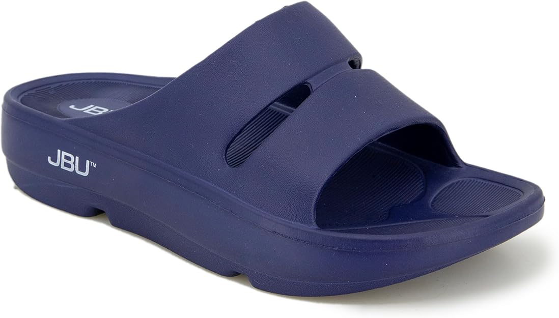 JBU Women's Dover Recovery Slide Sandal  Navy Size 7