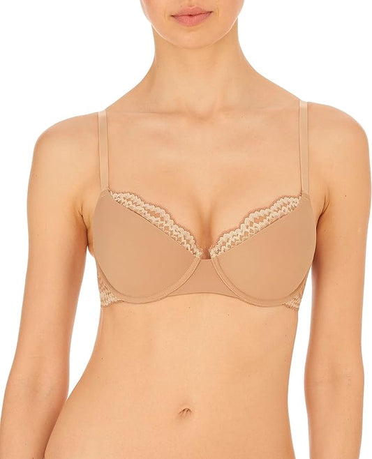 Natori Breakout Full Fit Contour Underwire Bra  Cafe/Lt Ivory Size 32B