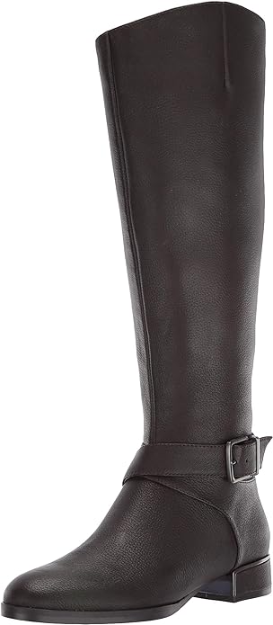 Kenneth Cole New York Branden Buckle Fashion Boot  Color Chocolate Size 9.5M