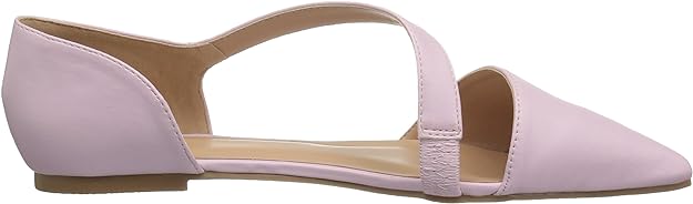 Journee Collection Women's Cross Strap Pointed Toe Flat  Color Pink Size 8M