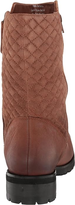 SoftWalk Women's Mansfield Faux Leather Ankle Boots  Color Cognac Size 6M