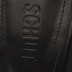 SCHUTZ Victorie High Block Sandals  Color Black/Clear Size 5.5B