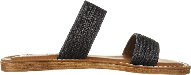 Bella Vita Women's Imo-Italy Slide Sandals  Color Black Woven Size 6.5M