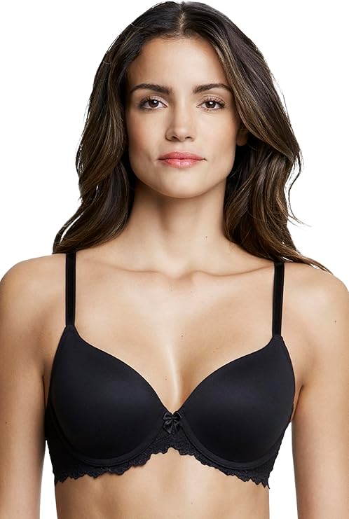 Dominique Lacee Everyday Contour T-Shirt Bra  Black Size 38C