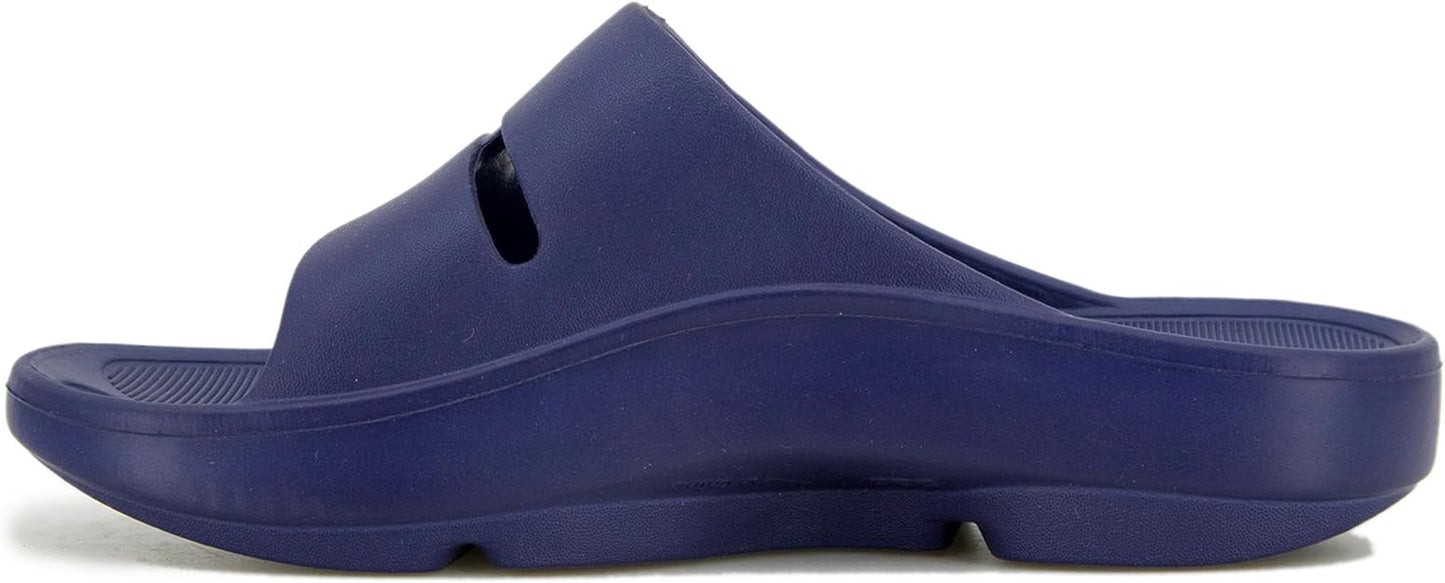 JBU Women's Dover Recovery Slide Sandal  Navy Size 7