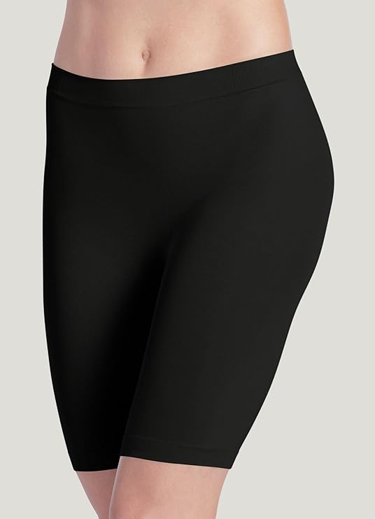 Jockey Shapewear Skimmies Smoothing No-Chafe Slipshorts  Black Size 3XL