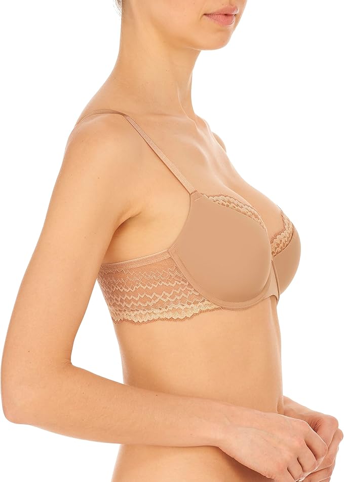 Natori Breakout Full Fit Contour Underwire Bra  Cafe/Lt Ivory Size 32B